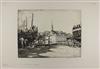 Collection of approximately 17 prints, including etchings and drypoints.